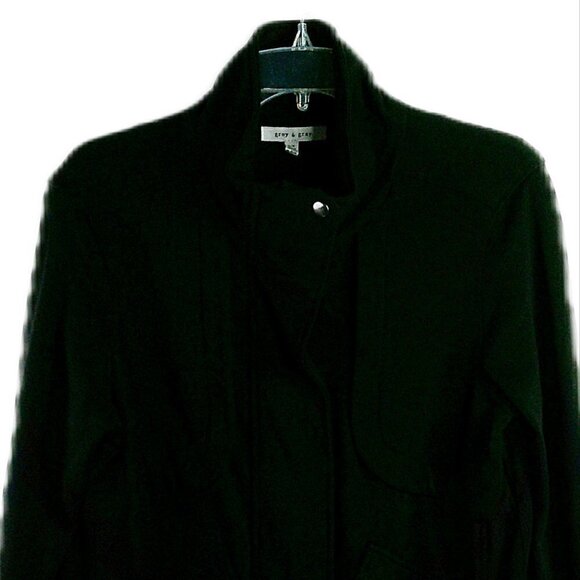 Grey & Gray - Long Sleeve Black Jacket - Medium - Picture 3 of 7
